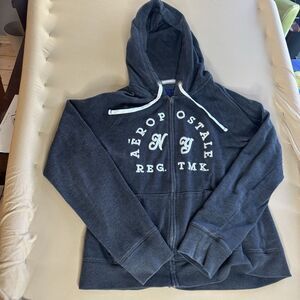 Aeropostale Grey Hoodie Pullover Size Large Women’s